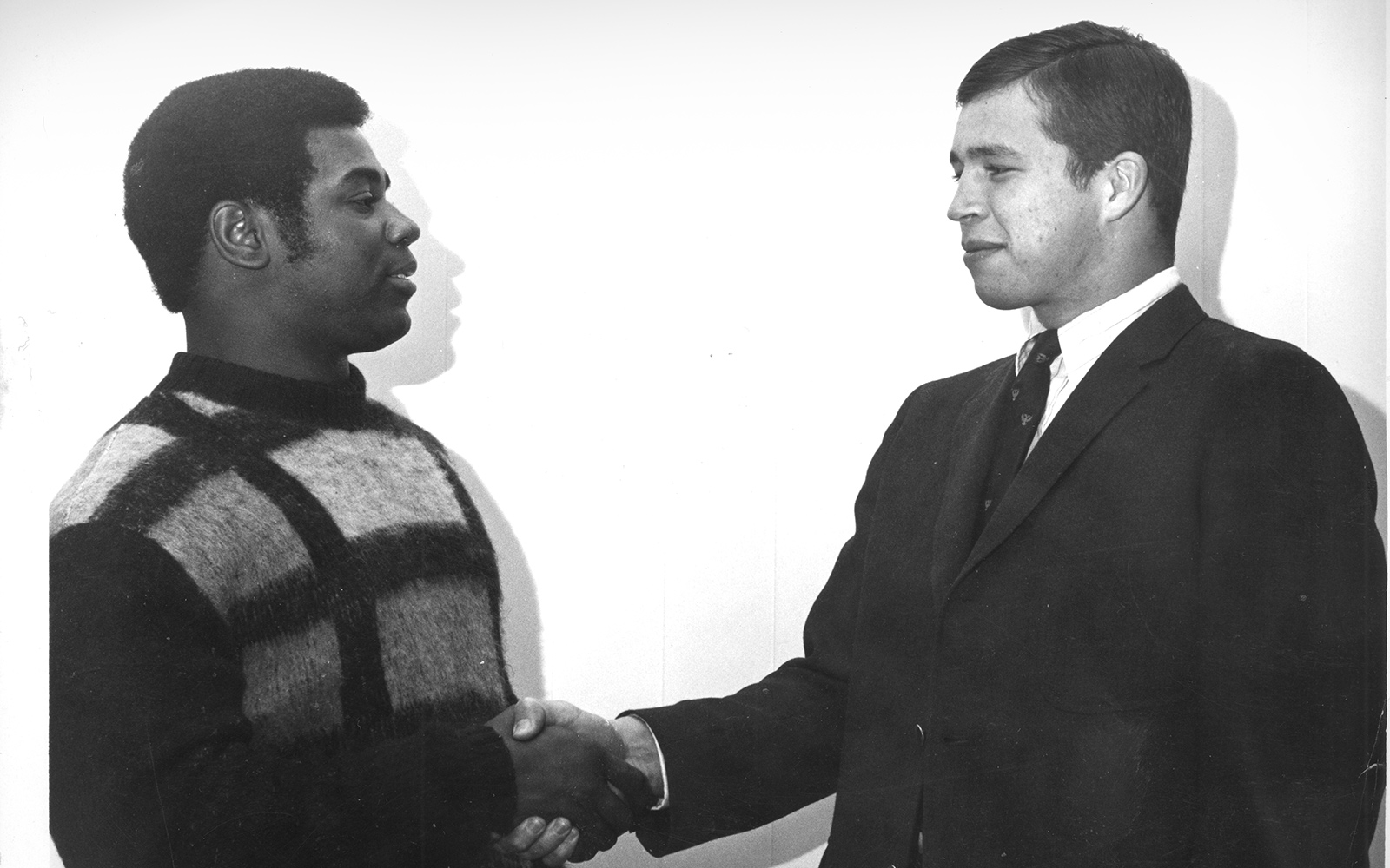 Henry Durand 70, who died in 2018, and Scott Trumbull 70 were teammates on ز,Ȳַ
#########s football team. They would go on to work together for the betterment of the college after graduation. Durand became the president of the Black Alumni Asso
