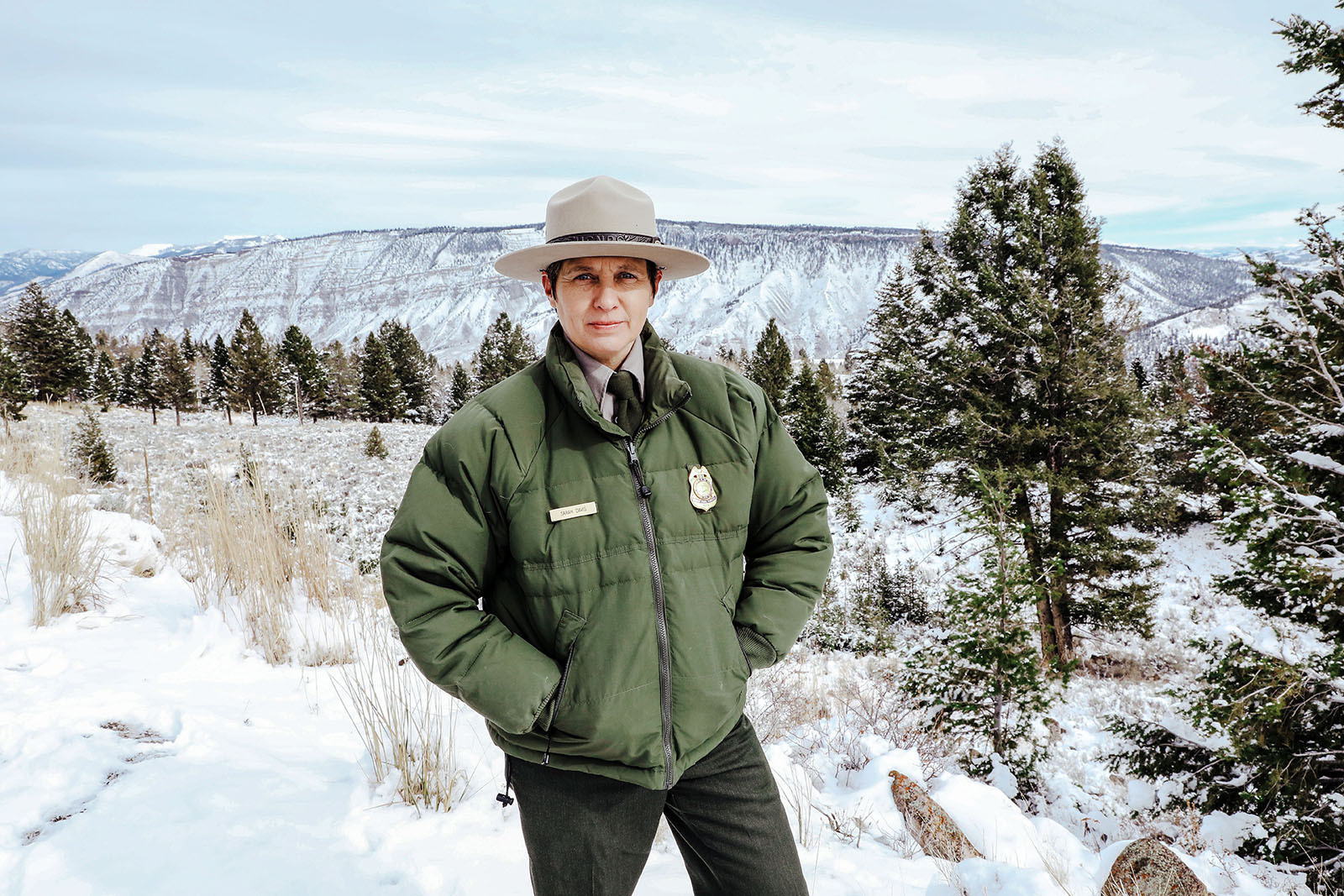 Sarah Davis 94, Chief Ranger at Yellowstone National Park
