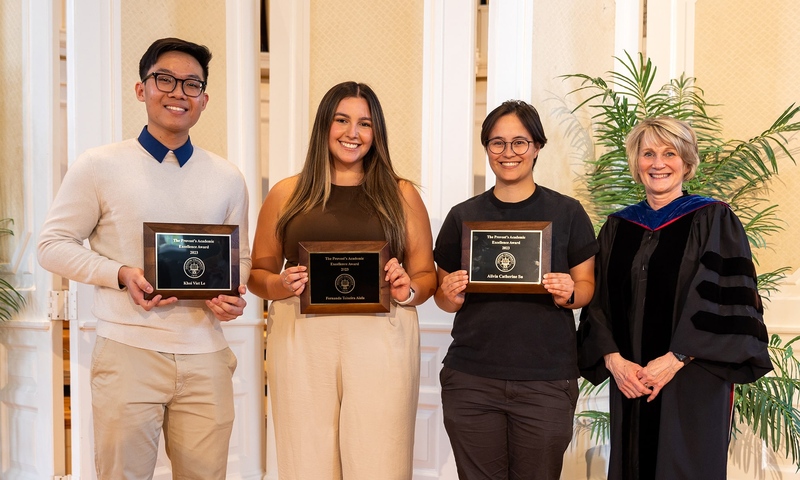 Provosts Academic Excellence Award winners